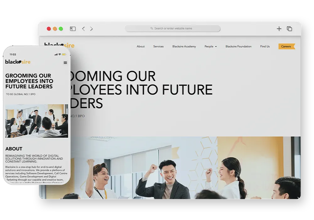 cloudix website design & development mockup consulting business