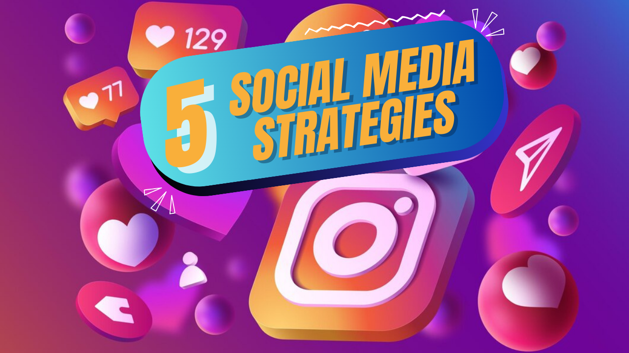 5 Social Media Strategies cover page