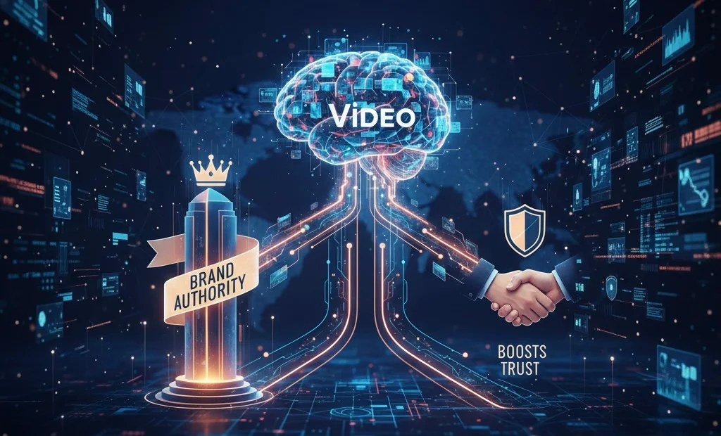 human engagement and AI discoverability makes video a cornerstone for strengthening brand authority in today’s digital ecosystem.